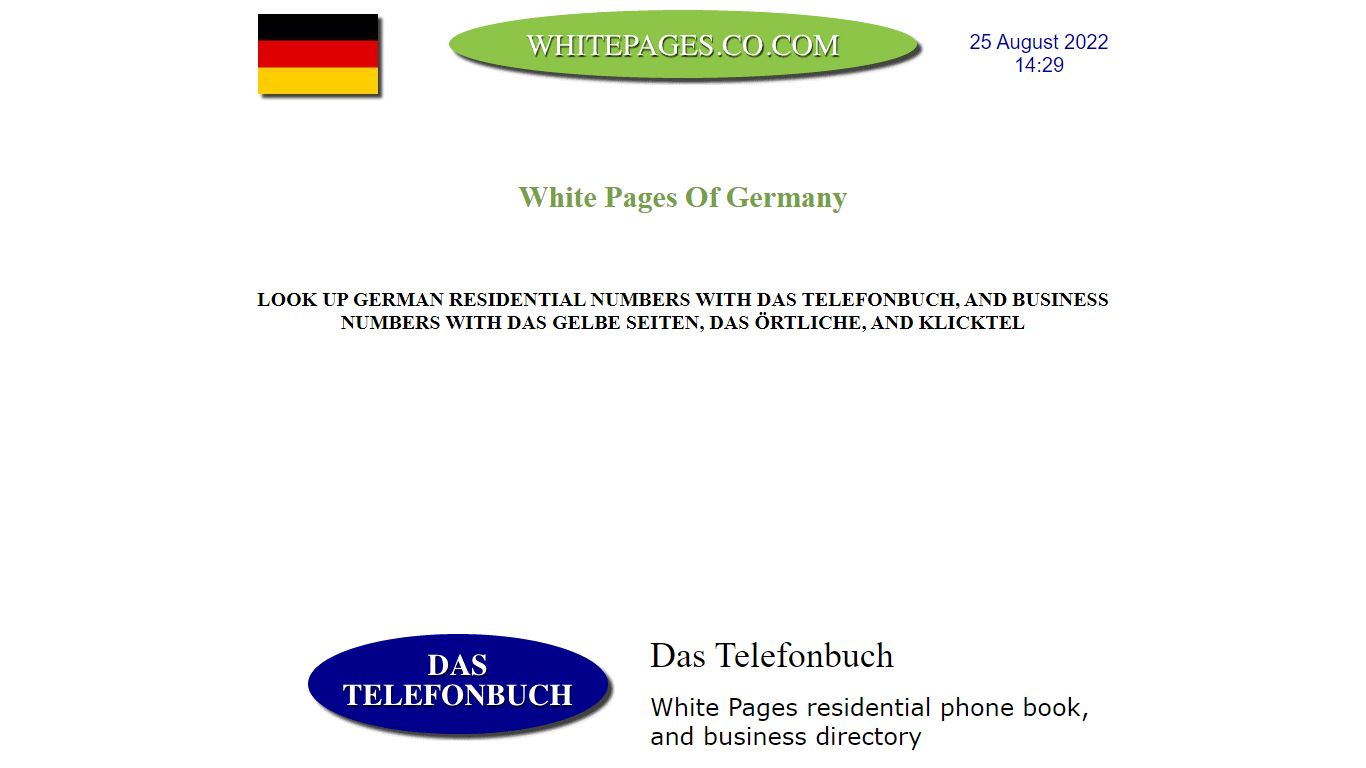 German Phone Number Lookup - .co.com