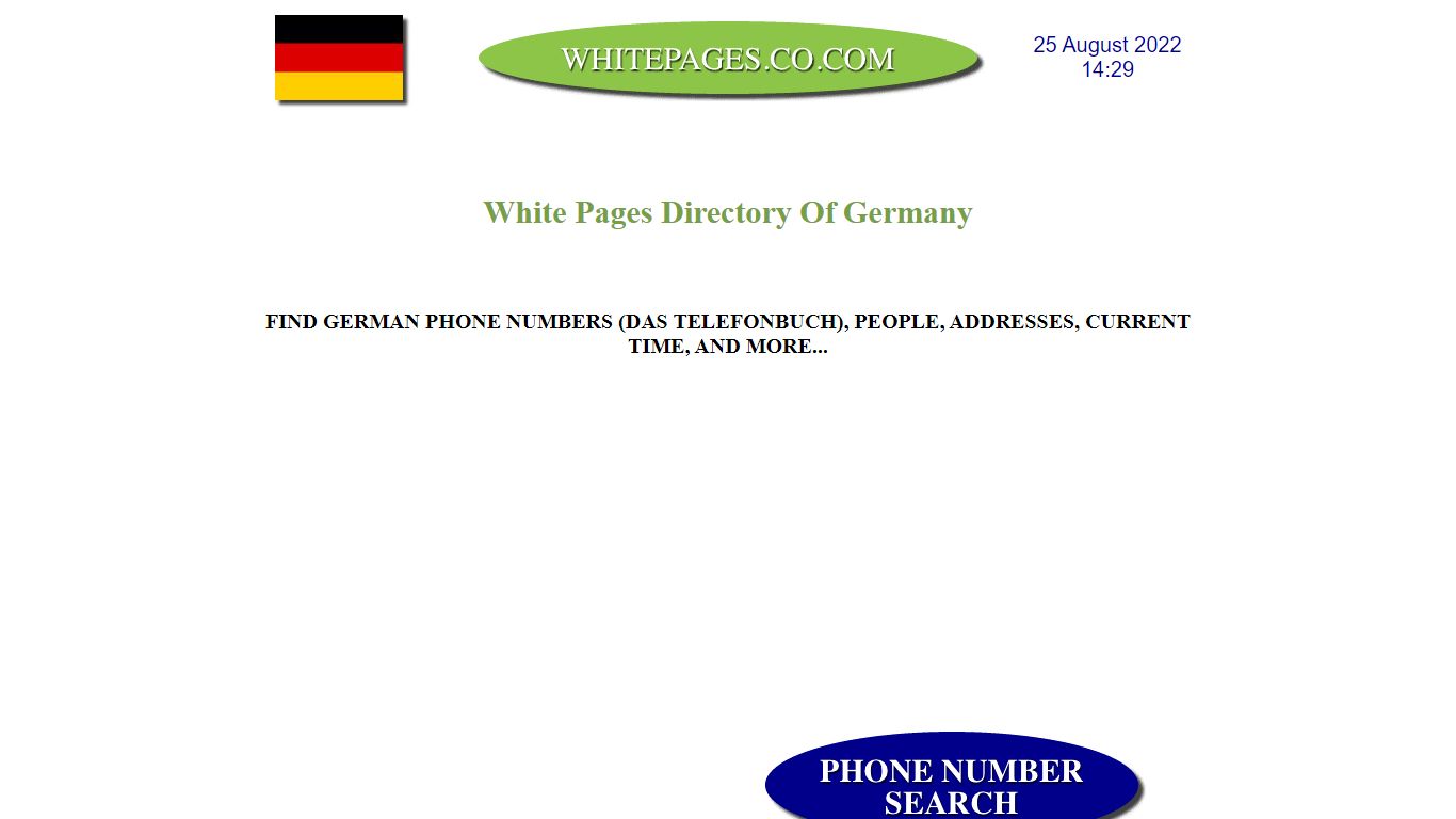 White Pages of Germany - Search Das Telefonbuch - .co.com
